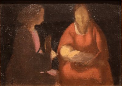 Le Nouveau ne von Maurice Denis als Kunstdruck auf Leinwand