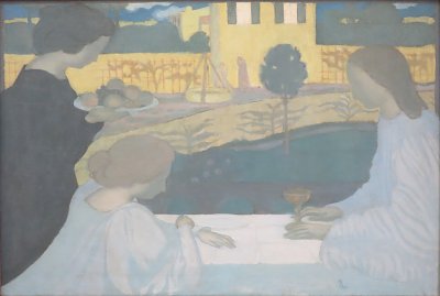Martha and Mary von Maurice Denis als Kunstdruck auf Leinwand