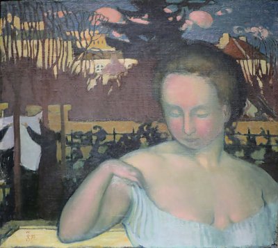 Portrait of Marthe Denis the Artist s Wife von Maurice Denis als Kunstdruck auf Leinwand