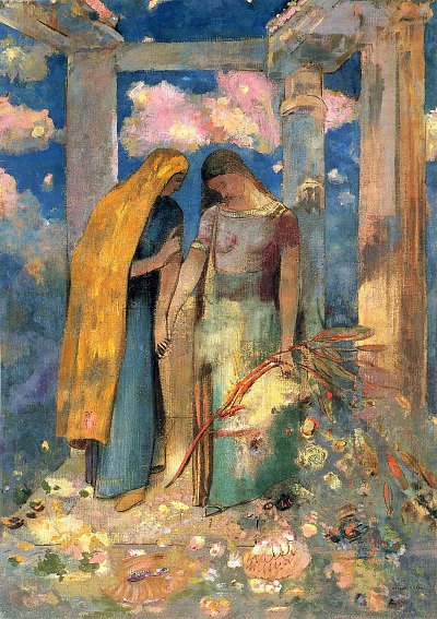 mystical conversation von Maurice Denis als Kunstdruck auf Leinwand