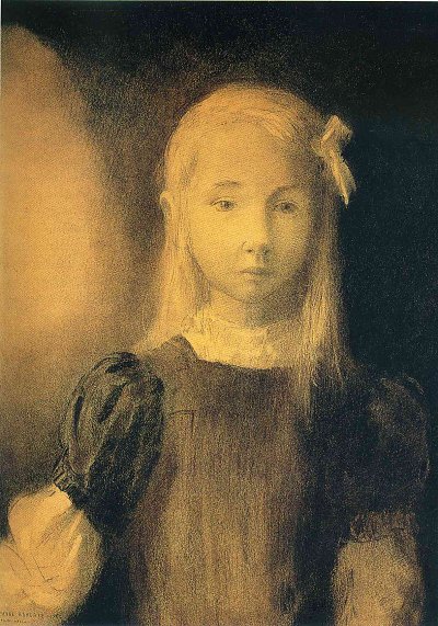 portrait of mademoiselle jeanne roberte de domecy von Maurice Prendergast als Kunstdruck auf Leinwand
