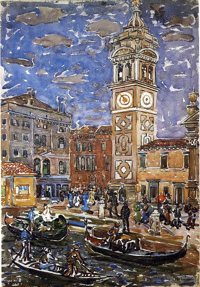 sanmaria formosa venice von Maurice Prendergast als Kunstdruck auf Leinwand