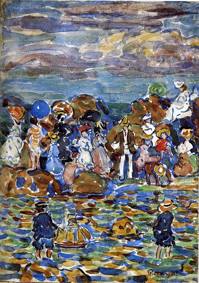 st malo 1 von Maurice Prendergast als Kunstdruck auf Leinwand