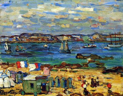 study st malo no 12 von Maurice Prendergast als Kunstdruck auf Leinwand
