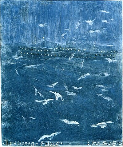 the ocean palace von Maurice Prendergast als Kunstdruck auf Leinwand