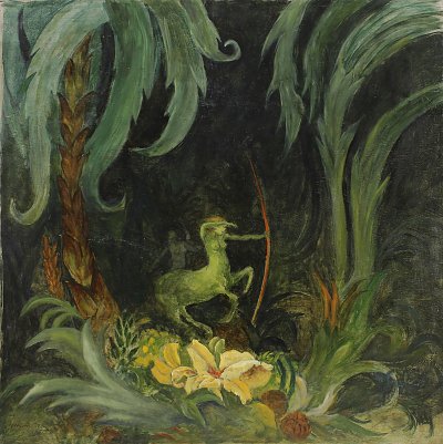 Centaurin von Max Frey als Kunstdruck auf Leinwand