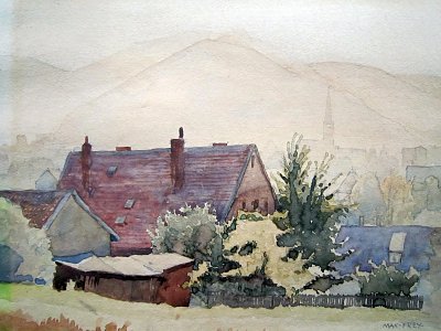 Das alte Bad Harzburg von Max Frey als Kunstdruck auf Leinwand