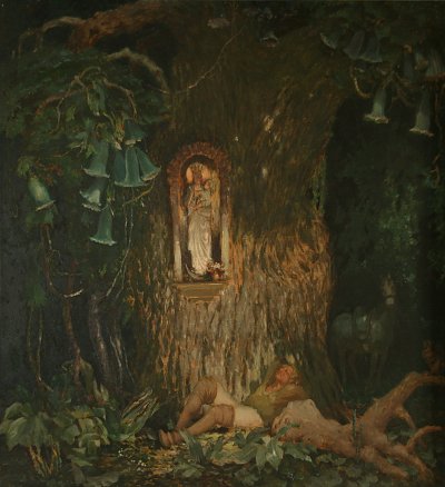 Traum von Max Frey als Kunstdruck auf Leinwand