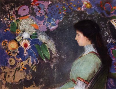 Portrait of violette heymann von Max Kurzweil als Kunstdruck auf Leinwand