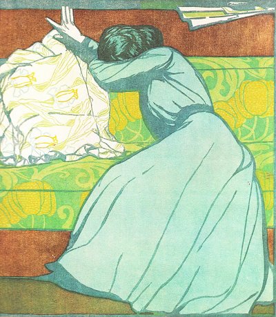 The cushio von Max Kurzweil als Kunstdruck auf Leinwand