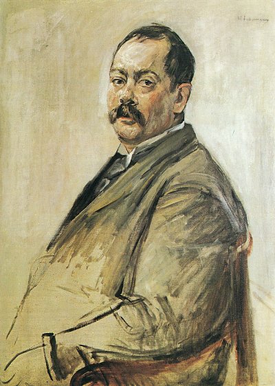 Bildnis des Malers Lovis Corinth - Kunstdruck auf Leinwand