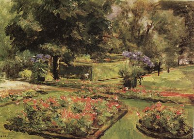 Garten Wannsee von Max Liebermann als Kunstdruck auf Leinwand