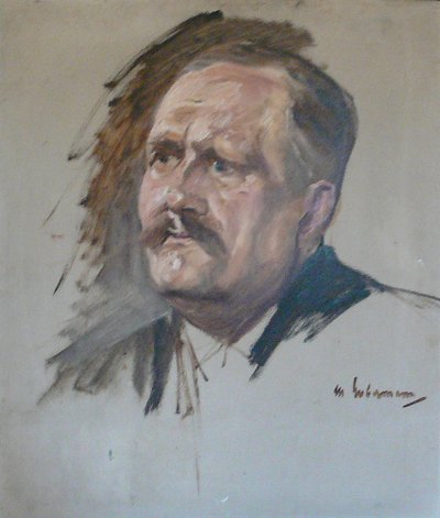 Naumann von Max Liebermann als Kunstdruck auf Leinwand