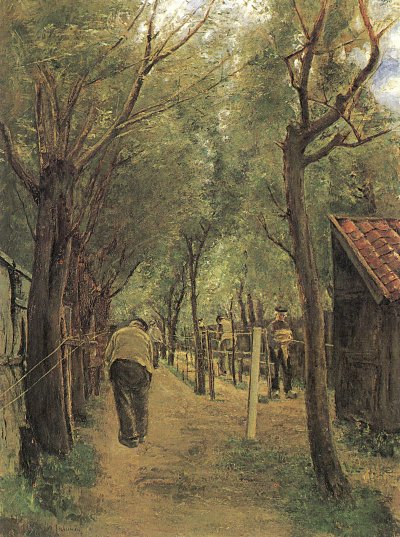 Seilerbahn von Max Liebermann als Kunstdruck auf Leinwand