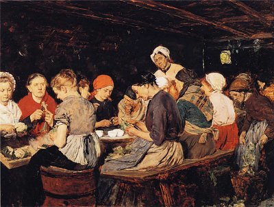 The Preserve Makers von Max Liebermann als Kunstdruck auf Leinwand