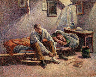 morning Interior von Max Liebermann als Kunstdruck auf Leinwand