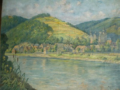 kausdorf von Max Oehler als Kunstdruck auf Leinwand