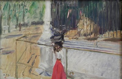 Maedchen v d Loewenkaefig von Max Slevogt als Kunstdruck auf Leinwand