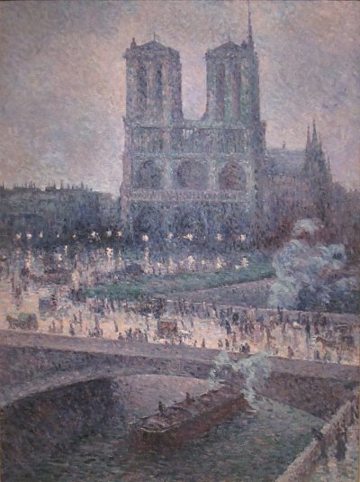 Notre Dame von Maximilien Luce als Kunstdruck auf Leinwand
