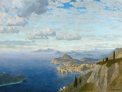 Dubrovnik von Michael Zeno Diemer als Kunstdruck auf Leinwand