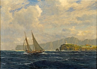 Hart am Wind von Michael Zeno Diemer als Kunstdruck auf Leinwand