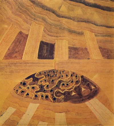ANDANTE Sonata I von Mikalojus Konstantinas Ciurlionis als Kunstdruck auf Leinwand