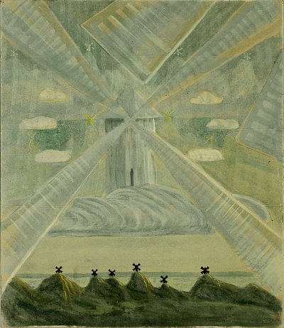 Andante Sonata II von Mikalojus Konstantinas Ciurlionis als Kunstdruck auf Leinwand