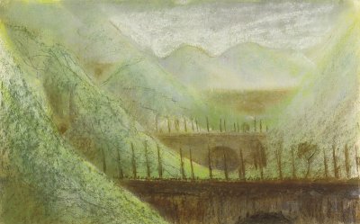 BRIDGES von Mikalojus Konstantinas Ciurlionis als Kunstdruck auf Leinwand
