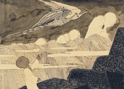Composition von Mikalojus Konstantinas Ciurlionis als Kunstdruck auf Leinwand