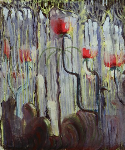 Creation of the world IX von Mikalojus Konstantinas Ciurlionis als Kunstdruck auf Leinwand