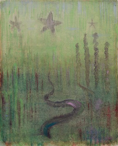 Creation of the world XII von Mikalojus Konstantinas Ciurlionis als Kunstdruck auf Leinwand