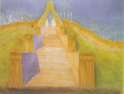 Deluge I von Mikalojus Konstantinas Ciurlionis als Kunstdruck auf Leinwand