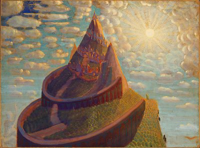 FAIRY TALE CASTLE FAIRY TALE von Mikalojus Konstantinas Ciurlionis als Kunstdruck auf Leinwand
