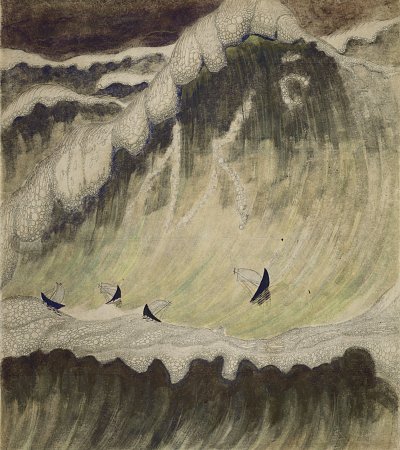 FINALE I von Mikalojus Konstantinas Ciurlionis als Kunstdruck auf Leinwand