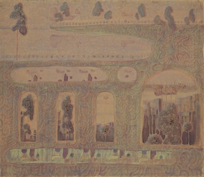 FUGUE III von Mikalojus Konstantinas Ciurlionis als Kunstdruck auf Leinwand