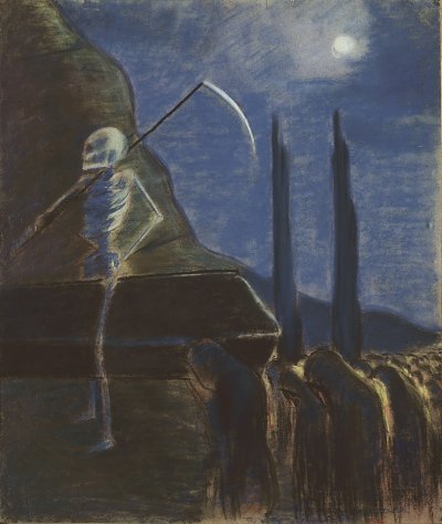 Funeral smphony V von Mikalojus Konstantinas Ciurlionis als Kunstdruck auf Leinwand