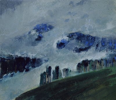 Mists von Mikalojus Konstantinas Ciurlionis als Kunstdruck auf Leinwand