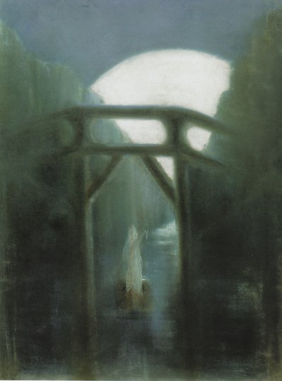 NIGHT 1904 von Mikalojus Konstantinas Ciurlionis als Kunstdruck auf Leinwand