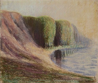 Seashore von Mikalojus Konstantinas Ciurlionis als Kunstdruck auf Leinwand