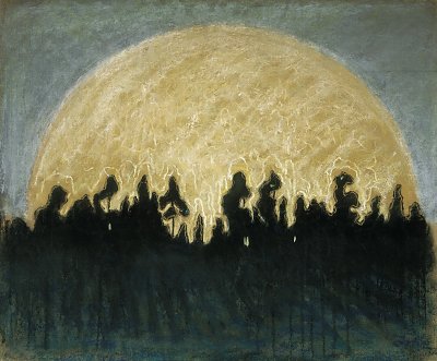 THE SUN von Mikalojus Konstantinas Ciurlionis als Kunstdruck auf Leinwand