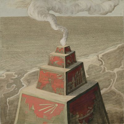 The Altar von Mikalojus Konstantinas Ciurlionis als Kunstdruck auf Leinwand