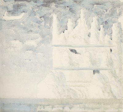 The princes journey von Mikalojus Konstantinas Ciurlionis als Kunstdruck auf Leinwand