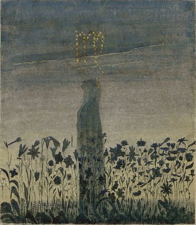The sun is passing the sign of virgo von Mikalojus Konstantinas Ciurlionis als Kunstdruck auf Leinwand