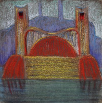 WRATH I von Mikalojus Konstantinas Ciurlionis als Kunstdruck auf Leinwand