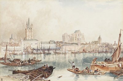 Cologne von Myles Birket Foster als Kunstdruck auf Leinwand