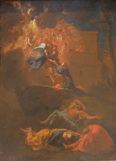 Agony in the Garden von Nicolas Poussin als Kunstdruck auf Leinwand
