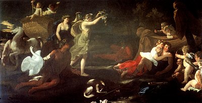 Cephale et l Aurore von Nicolas Poussin als Kunstdruck auf Leinwand
