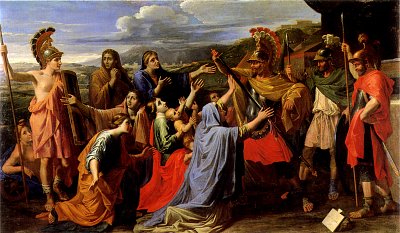 Coriolan Les Andelys von Nicolas Poussin als Kunstdruck auf Leinwand