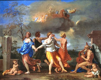 The dance to the music of time von Nicolas Poussin als Kunstdruck auf Leinwand
