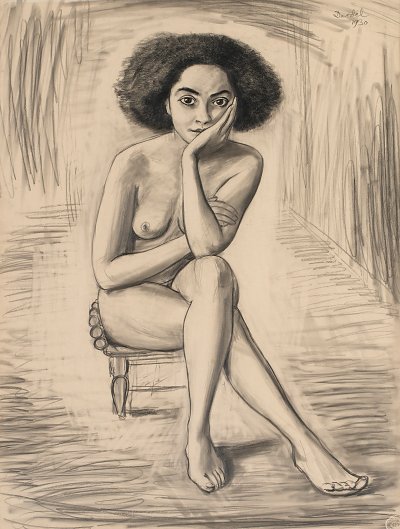 Aysha von Nils von Dardel als Kunstdruck auf Leinwand